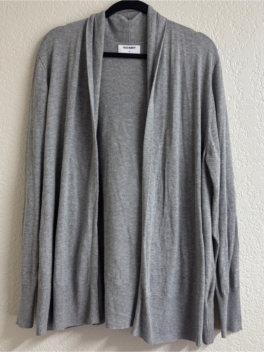 Old Navy Gray Open Front Lightweight Cardigan Sweater XXL